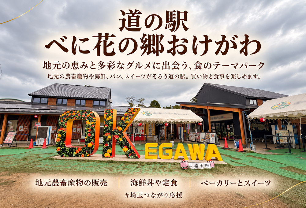 道の駅 べに花の郷おけがわ